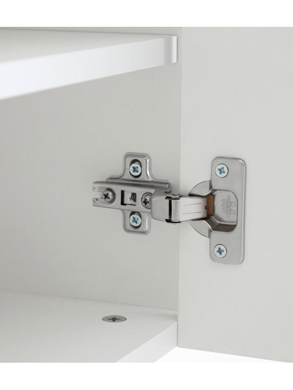 Комод Оливия, 2000х426х830, Белый/Белый глянец