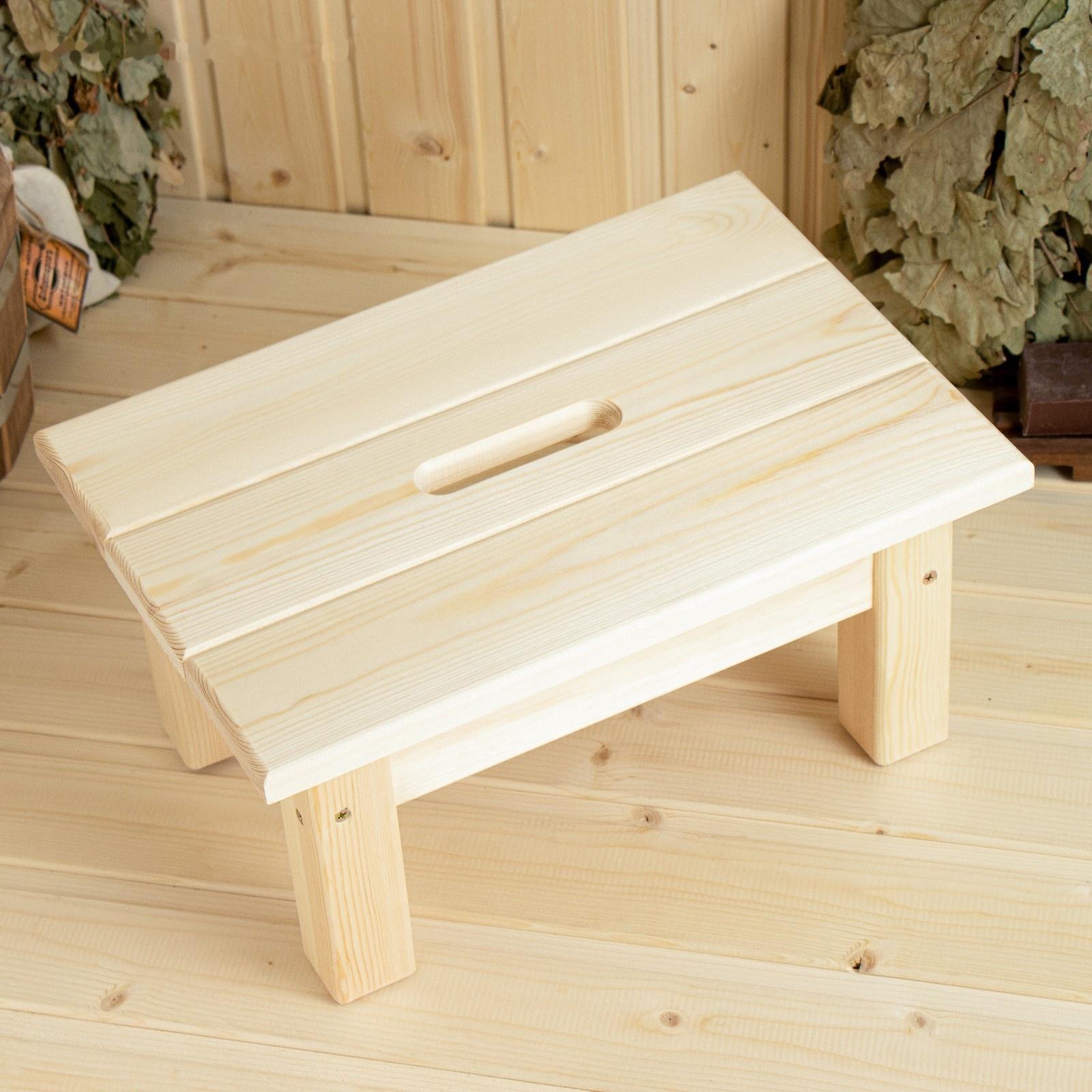 Ступенька для ванной, 39х27х19 см, хвоя