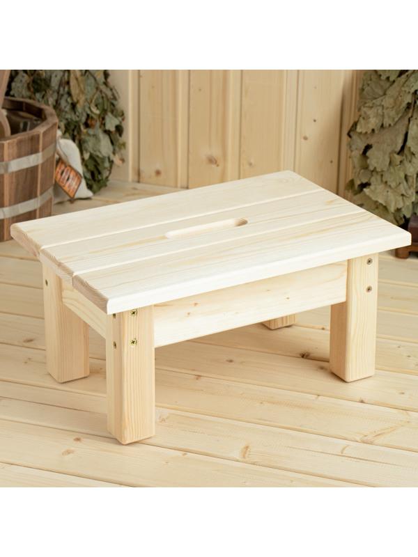Ступенька для ванной, 39х27х19 см, хвоя