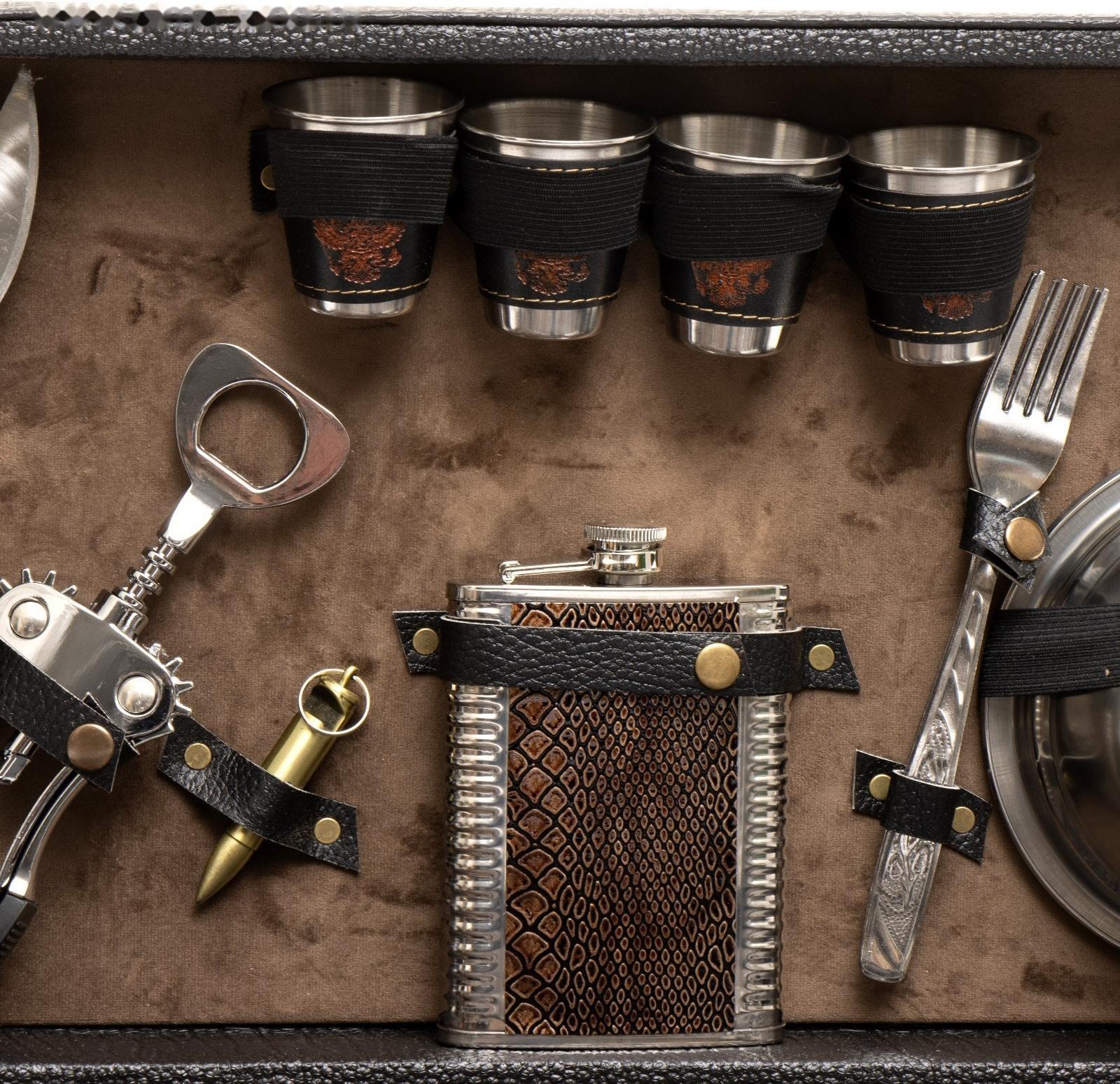 Набор с шампурами подарочный 