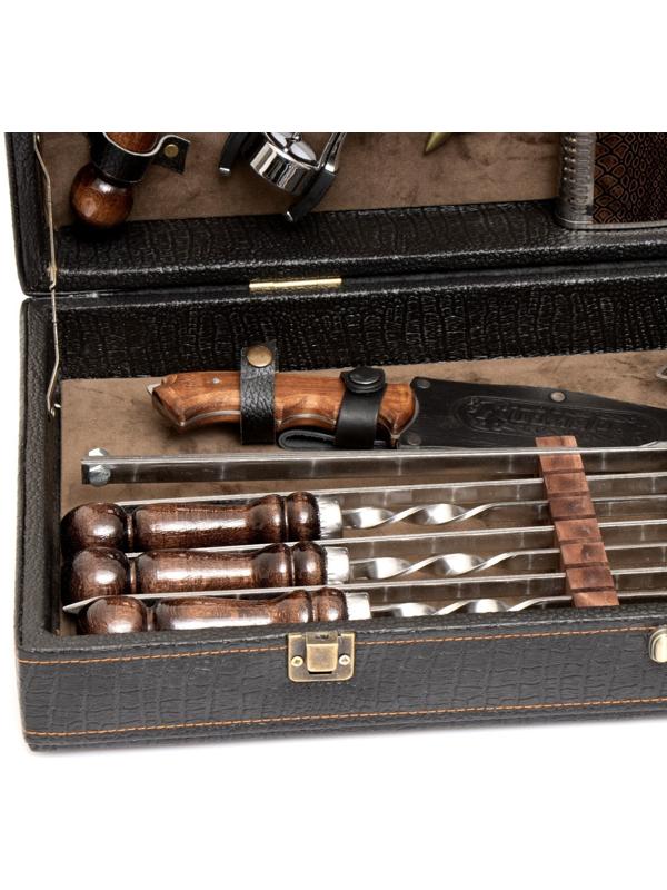 Набор с шампурами подарочный 