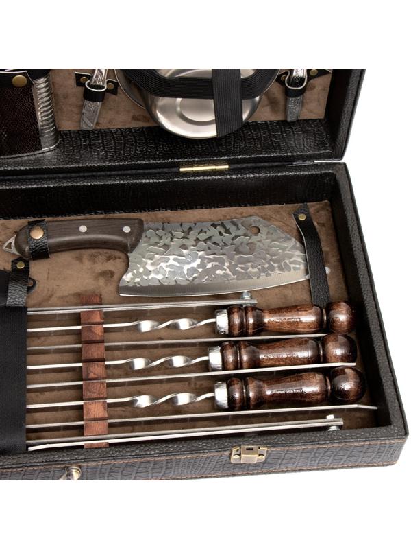 Набор с шампурами подарочный 