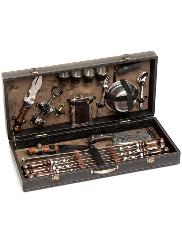 Набор с шампурами подарочный 