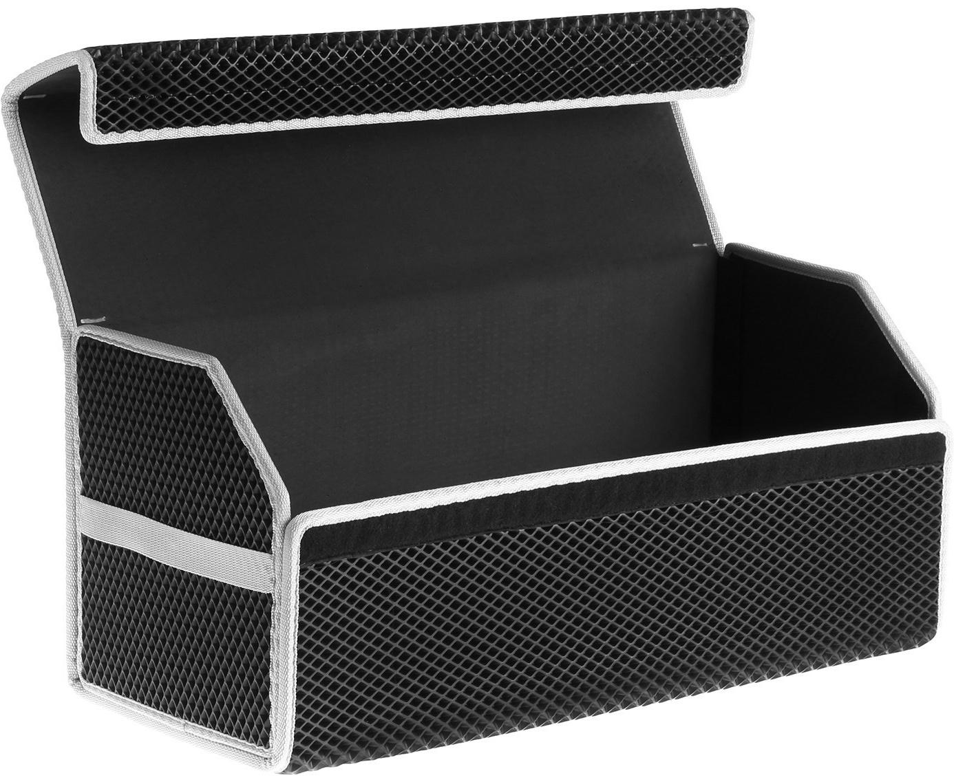 Органайзер саквояж в багажник автомобиля, из EVA-материала, 70 см, серый кант