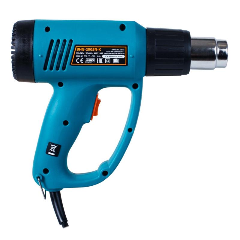 Фен технический Bort BHG-2005N-K (91271068)