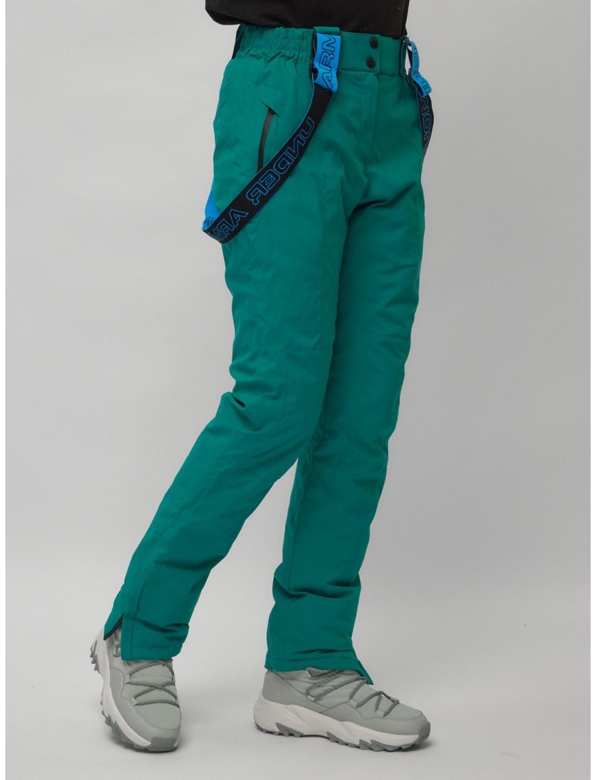 Костюм горнолыжный женский, размер 44, цвет бирюзовый