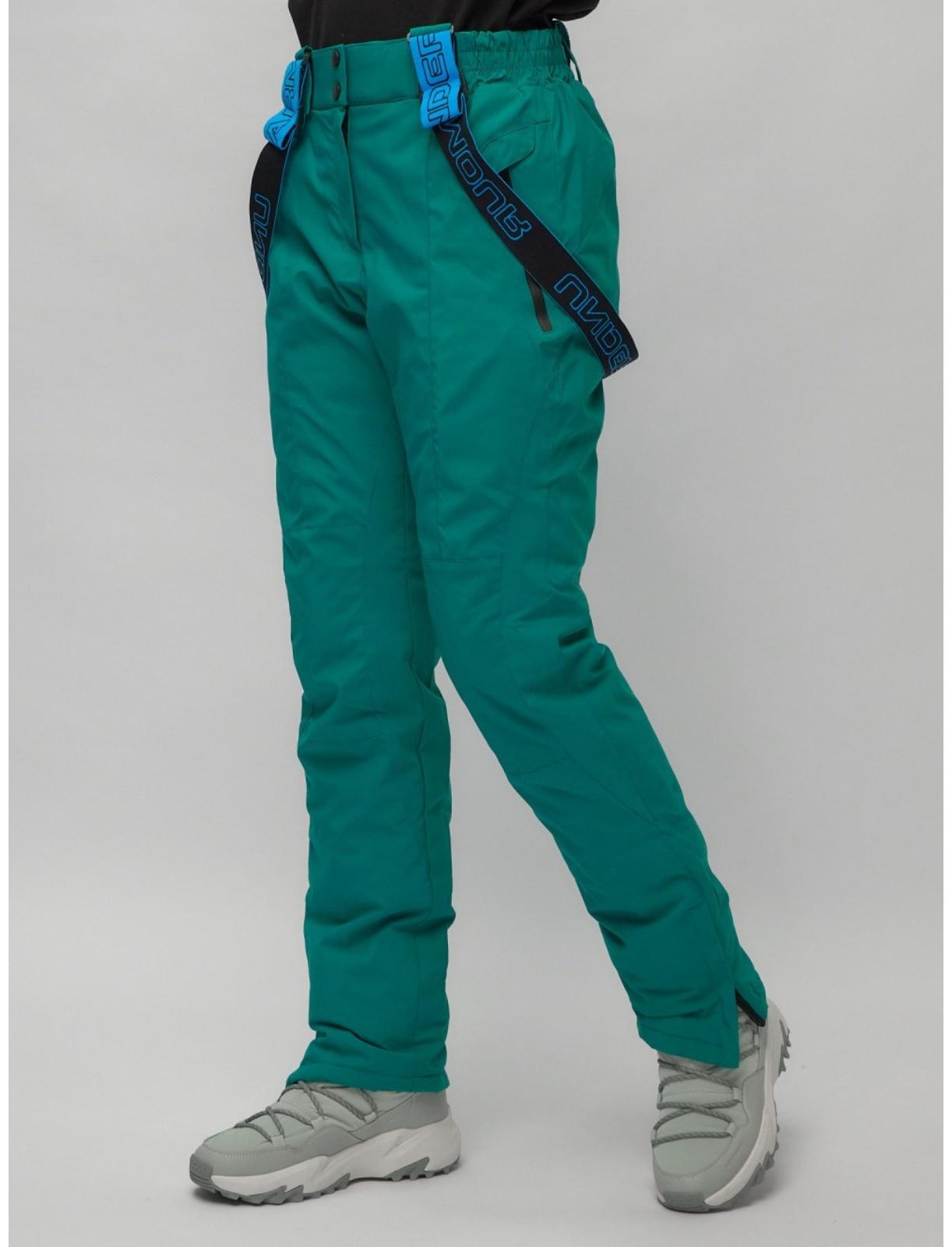 Костюм горнолыжный женский, размер 44, цвет бирюзовый