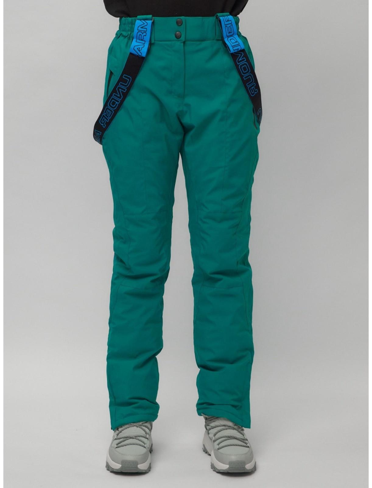 Костюм горнолыжный женский, размер 44, цвет бирюзовый