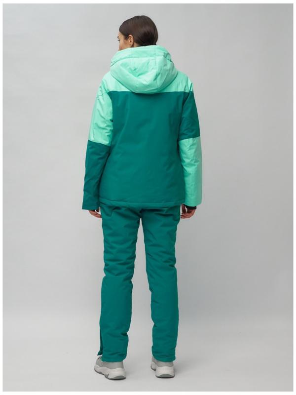 Костюм горнолыжный женский, размер 44, цвет бирюзовый