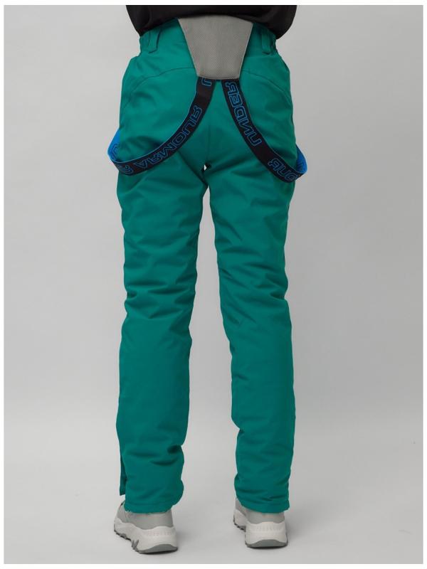 Костюм горнолыжный женский, размер 44, цвет бирюзовый