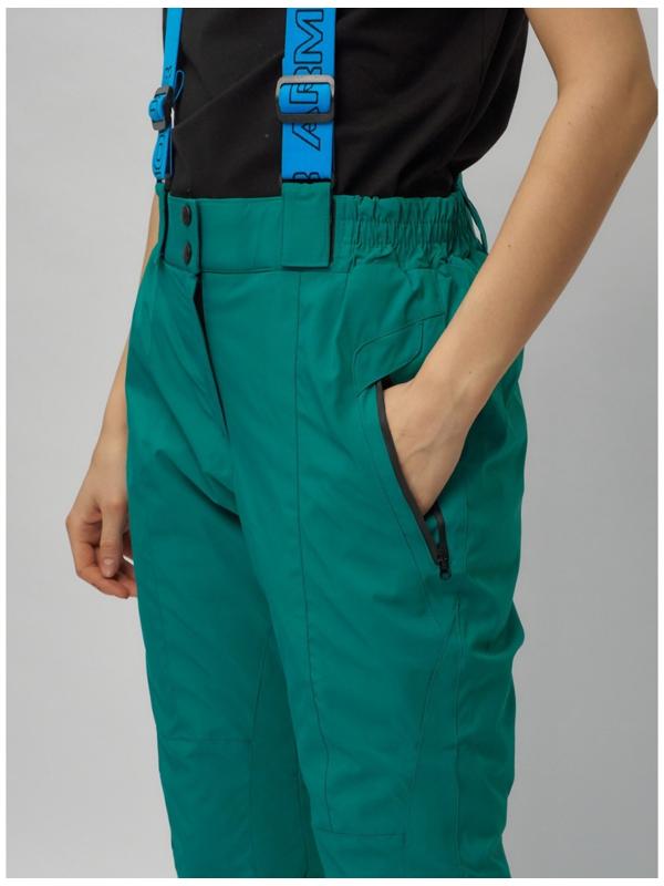 Костюм горнолыжный женский, размер 44, цвет бирюзовый