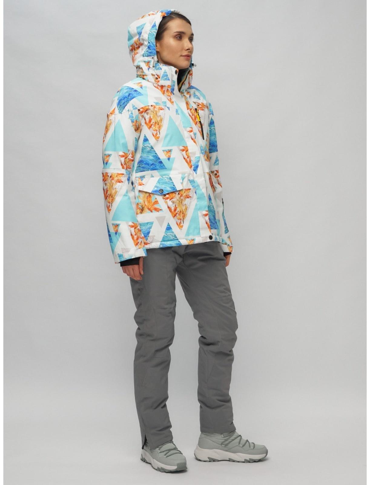 Костюм горнолыжный женский, размер 46, цвет голубой