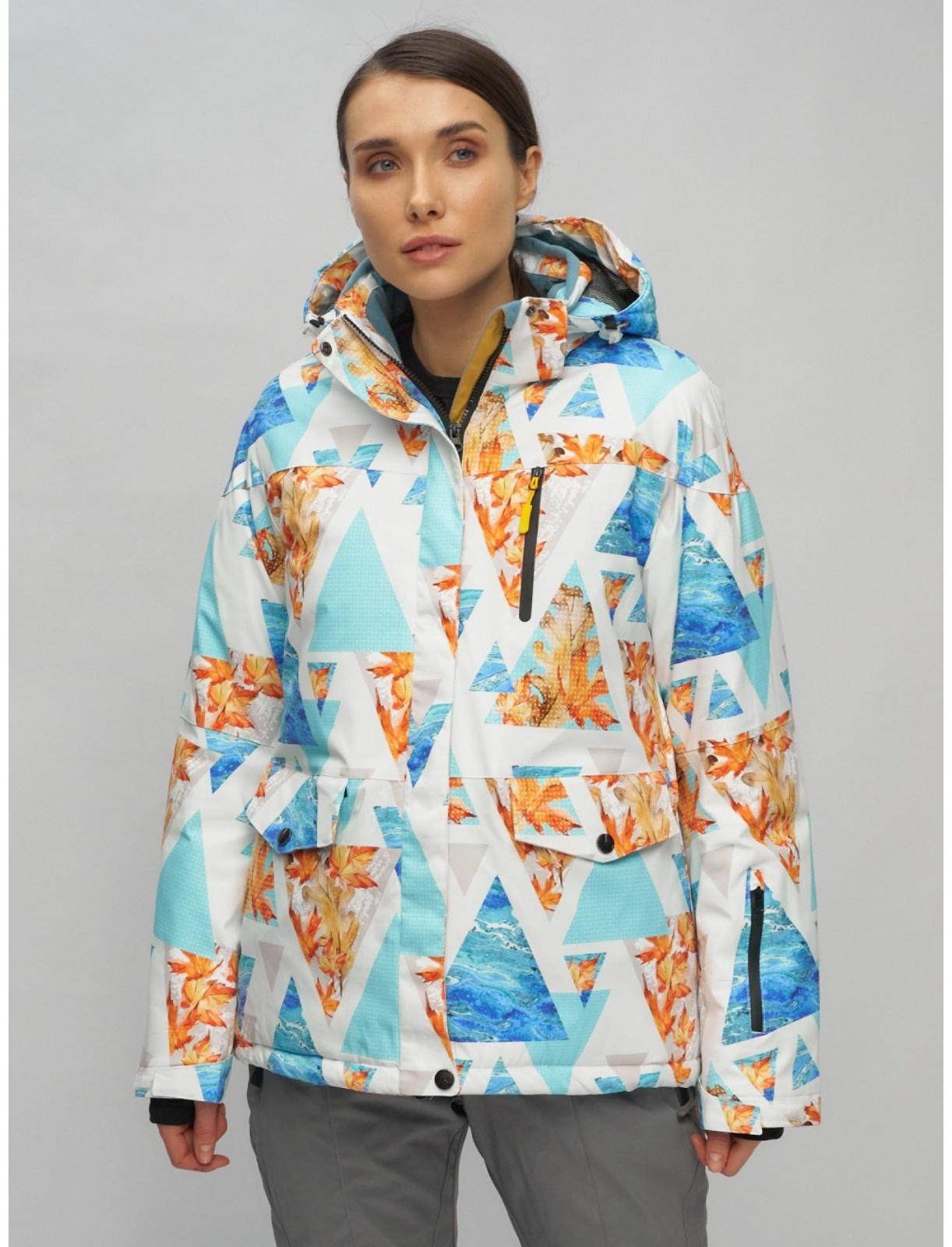 Костюм горнолыжный женский, размер 46, цвет голубой