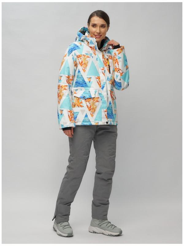 Костюм горнолыжный женский, размер 46, цвет голубой