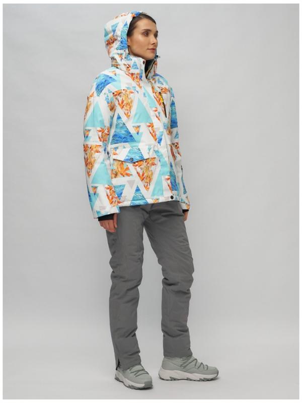 Костюм горнолыжный женский, размер 46, цвет голубой