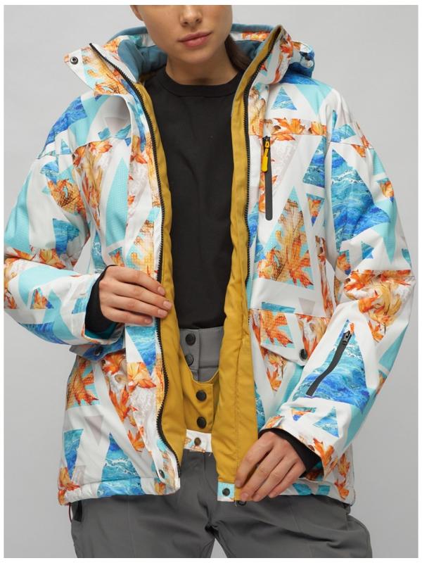 Костюм горнолыжный женский, размер 46, цвет голубой