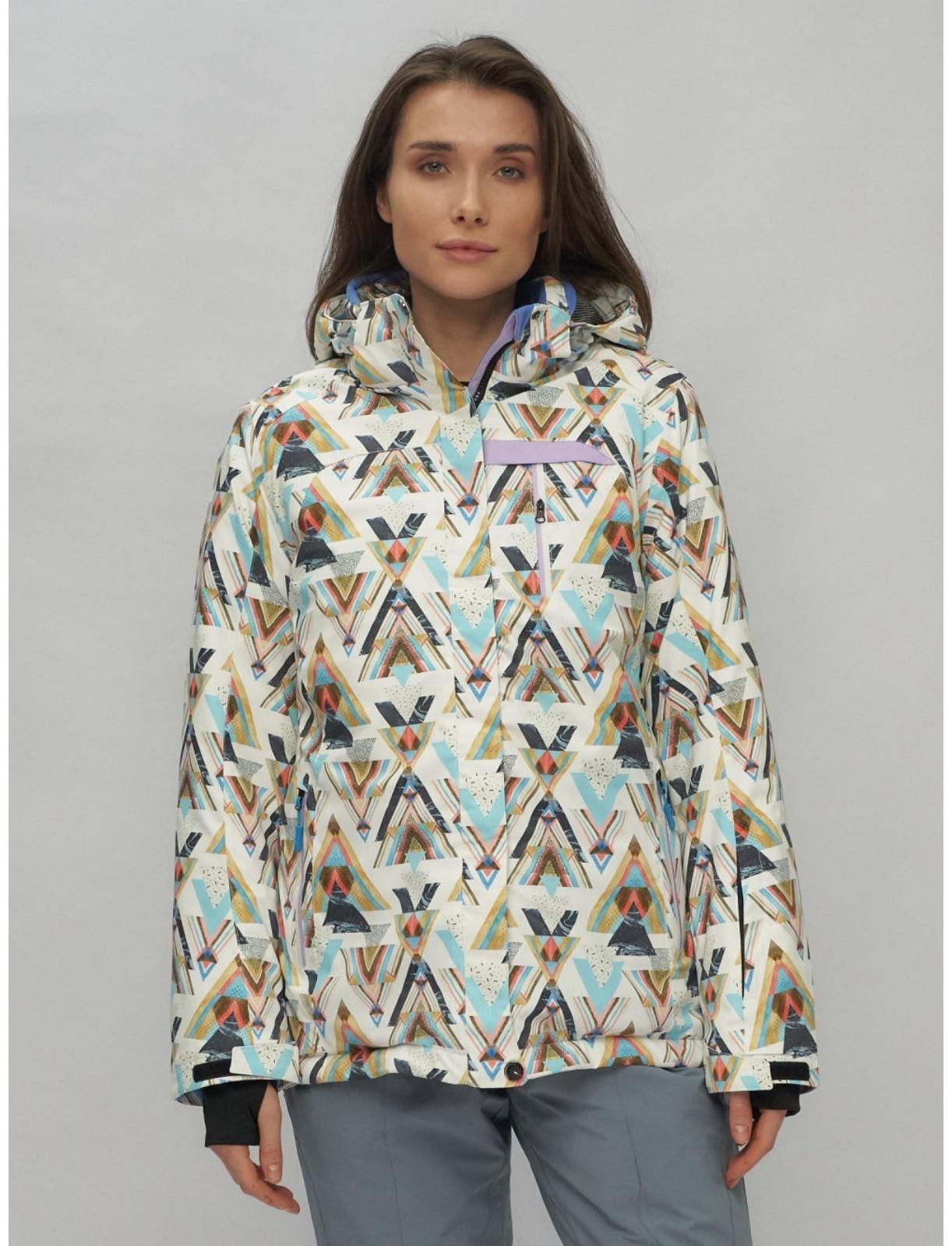 Костюм горнолыжный женский, размер 42, цвет горчичный