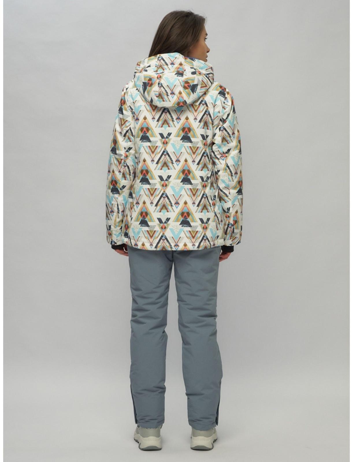 Костюм горнолыжный женский, размер 42, цвет горчичный