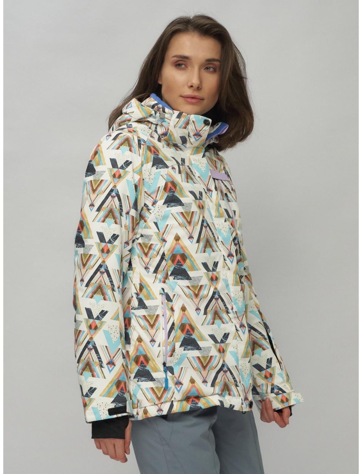 Костюм горнолыжный женский, размер 42, цвет горчичный