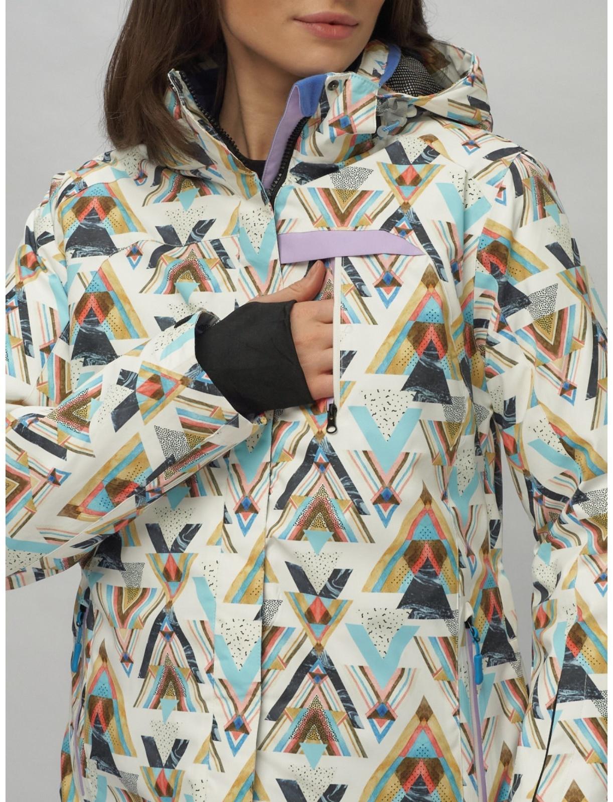 Костюм горнолыжный женский, размер 42, цвет горчичный