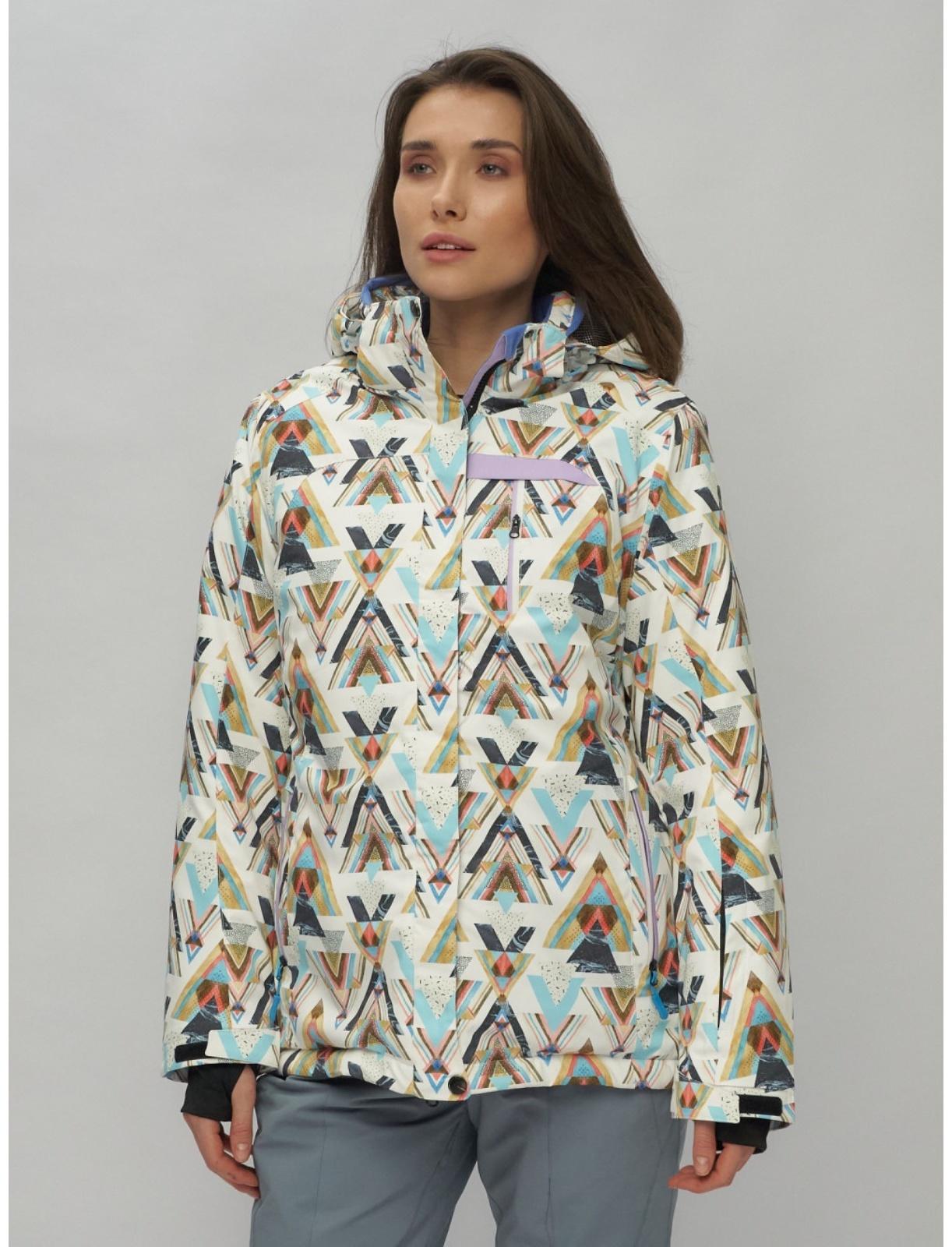 Костюм горнолыжный женский, размер 42, цвет горчичный