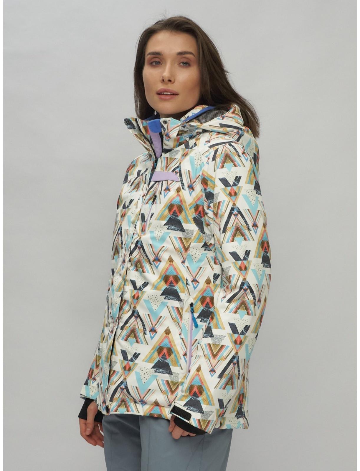 Костюм горнолыжный женский, размер 42, цвет горчичный