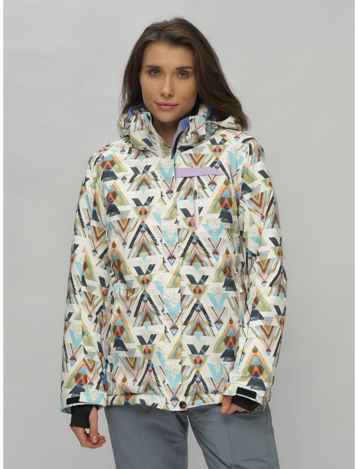 Костюм горнолыжный женский, размер 42, цвет горчичный