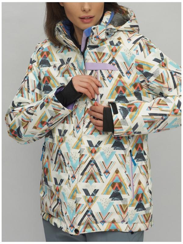 Костюм горнолыжный женский, размер 42, цвет горчичный