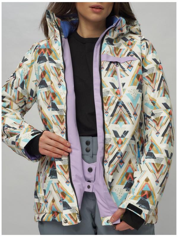 Костюм горнолыжный женский, размер 42, цвет горчичный