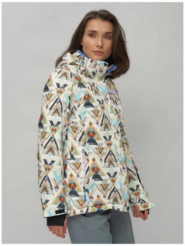 Костюм горнолыжный женский, размер 42, цвет горчичный