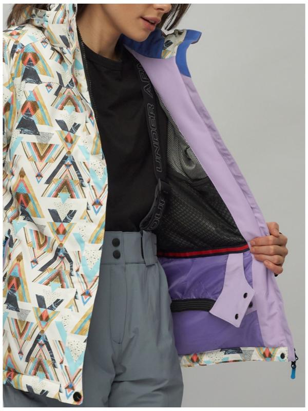 Костюм горнолыжный женский, размер 42, цвет горчичный