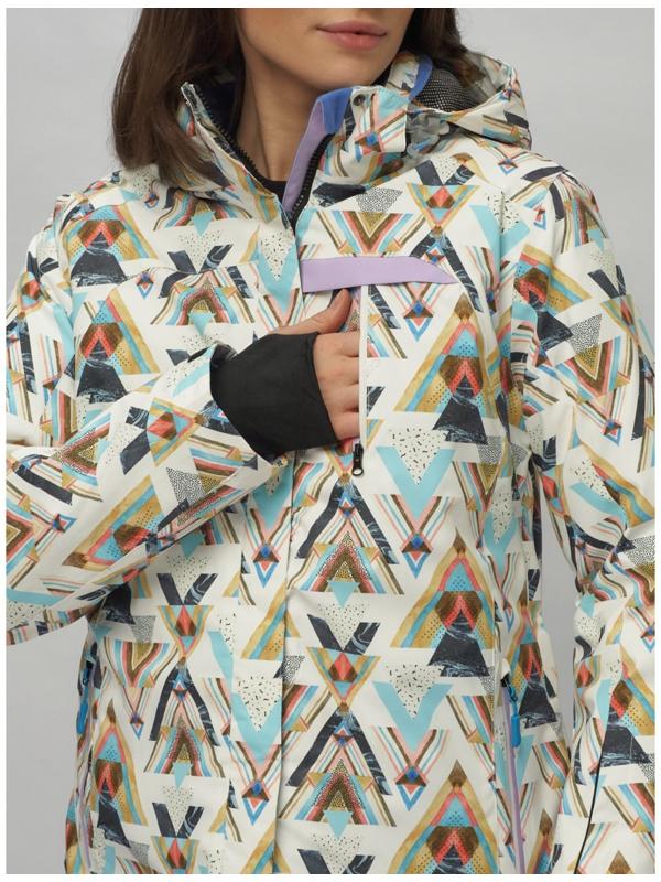 Костюм горнолыжный женский, размер 42, цвет горчичный