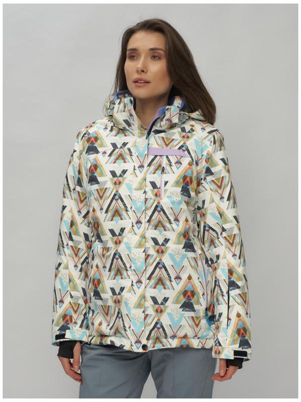 Костюм горнолыжный женский, размер 42, цвет горчичный