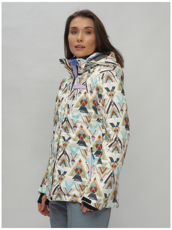 Костюм горнолыжный женский, размер 42, цвет горчичный