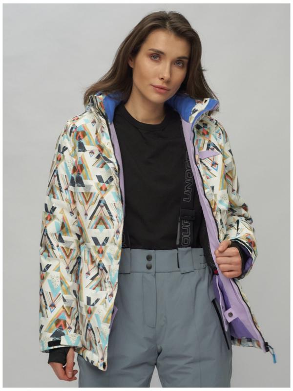 Костюм горнолыжный женский, размер 42, цвет горчичный