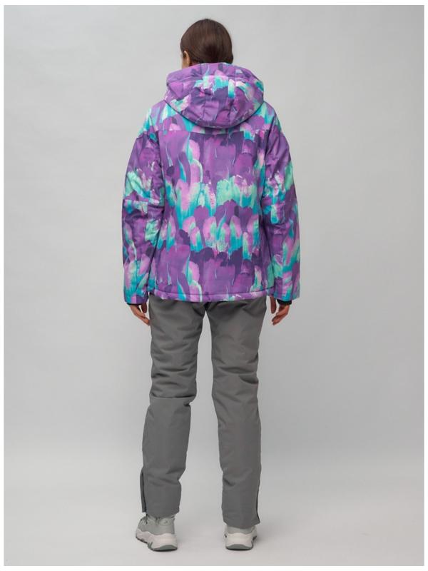 Костюм горнолыжный женский, размер 50, цвет фиолетовый