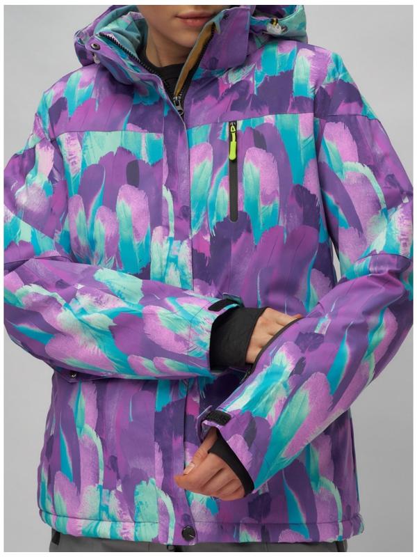 Костюм горнолыжный женский, размер 50, цвет фиолетовый