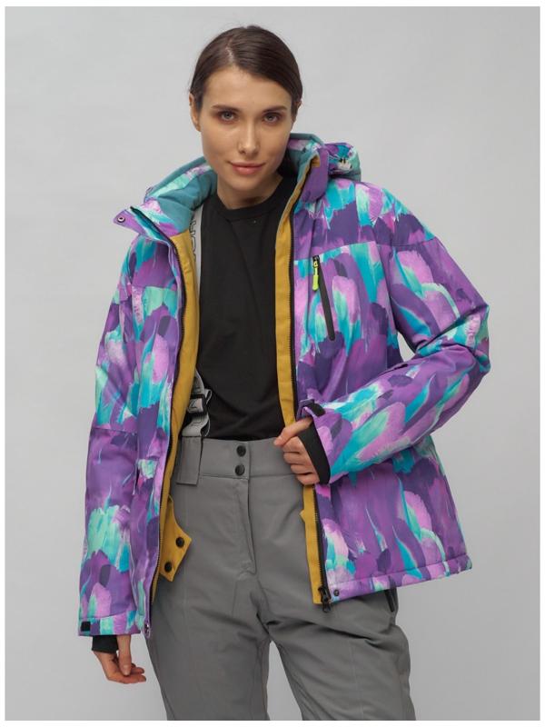 Костюм горнолыжный женский, размер 50, цвет фиолетовый