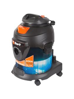 Пылесос строительный BORT BSS-1415-Aqua (93410174)