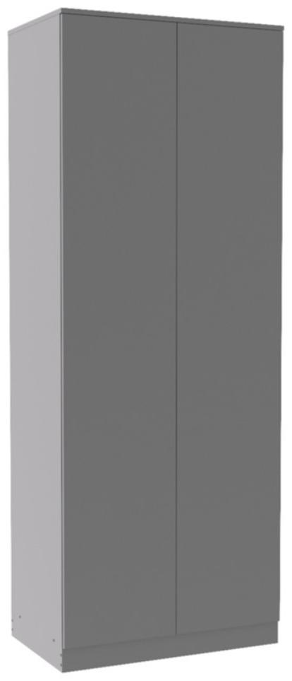 Шкаф распашной двухстворчатый Мори, 802х504х2100, Графит