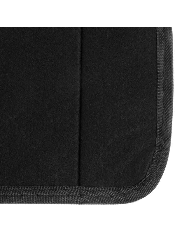 Органайзер саквояж в багажник, C2R HT091, 30×30×30 см, экокожа, черный, бежевая строчка