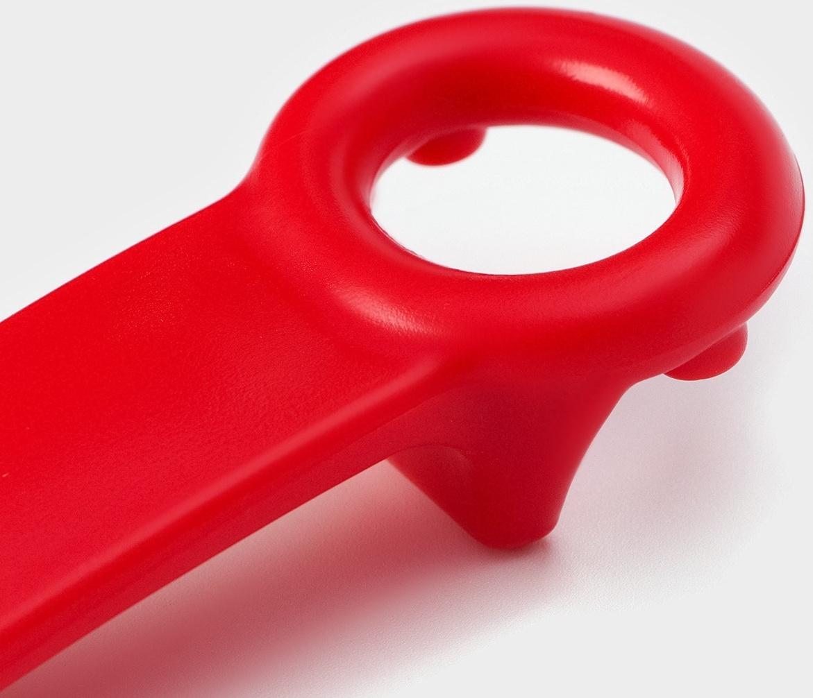 Открывашка Доляна «Садовод» для винтовых крышек, 14 см, цвет красный