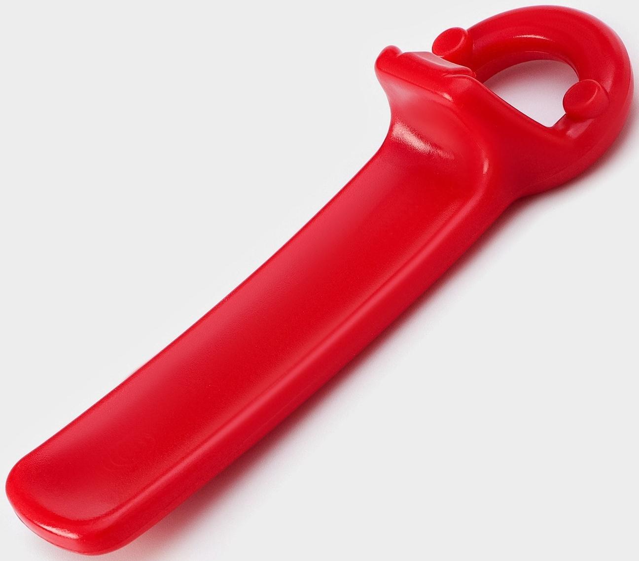 Открывашка Доляна «Садовод» для винтовых крышек, 14 см, цвет красный