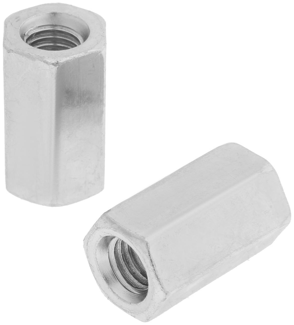 Гайка ЛОМ, переходная, DIN6334, оцинкованная, М10, 5 кг