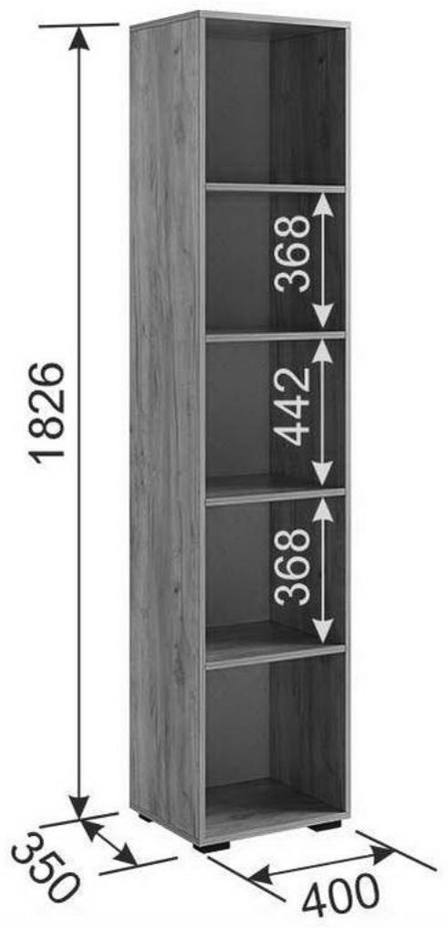 Пенал однодверный 