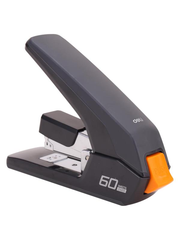 Степлер Deli E0465BLACK Expert 24/6 26/6 23/6 23/8 23/10(60л)сниж усил черн