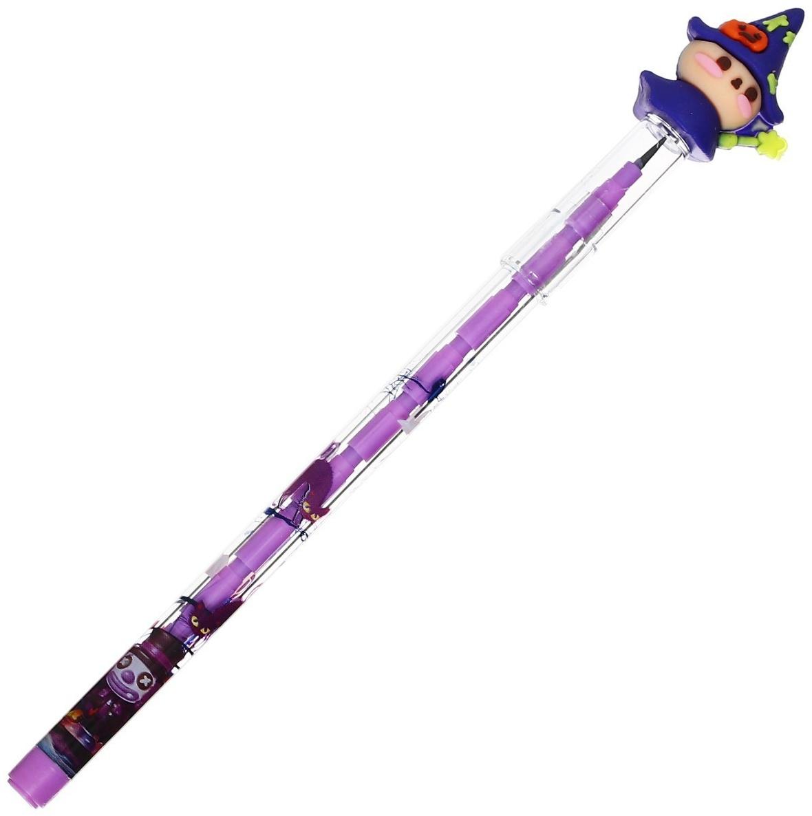 Карандаш секционный-прикол МИКС Хеллоуин