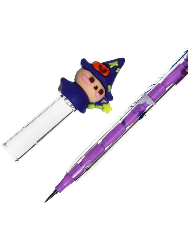 Карандаш секционный-прикол МИКС Хеллоуин