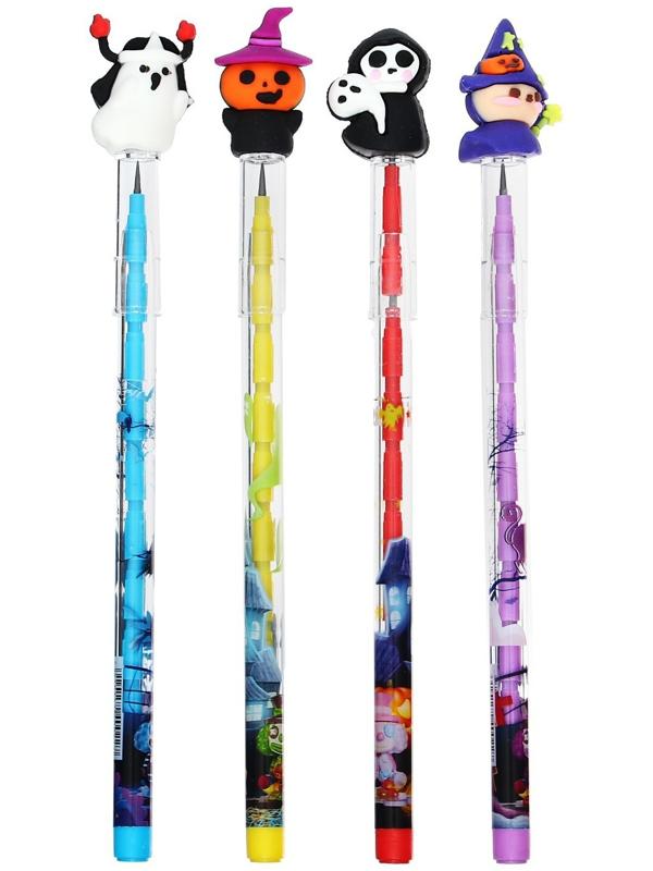 Карандаш секционный-прикол МИКС Хеллоуин