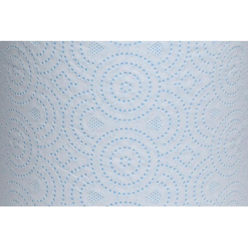 Полотенца бумажные д/дисп. Luscan Prof /2сл. цвет.тиснение 150м, 6рул/уп